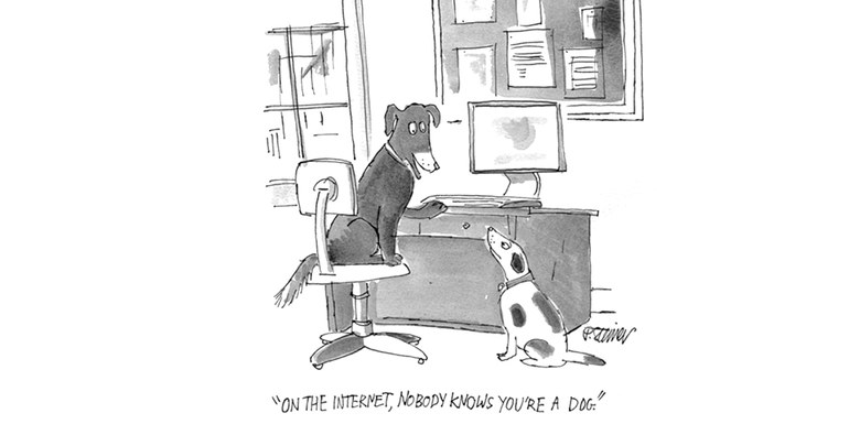 © Peter Steiner, On the internet, nobody knows you're a dog, 2019 